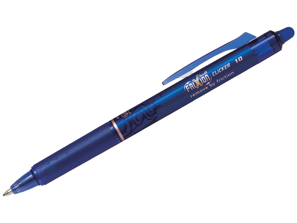 Rollerball pen erasable Pilot Frixion Clicker 1.0 blue