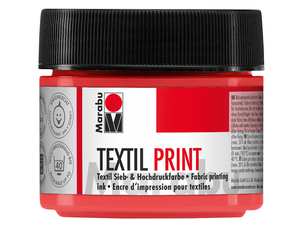 Tekstiilivärv Textil Print 100ml 913 pyrrole red