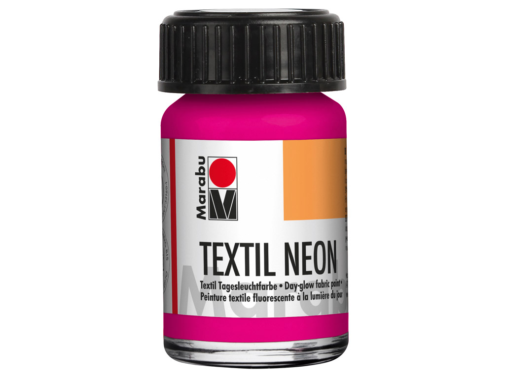 Tekstilės dažai Neon 15ml 334 neon-pink