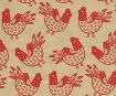 Nepaali paber A4 Printed Rooster Red on Natural