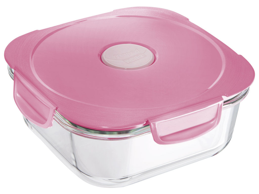 Glass lunch box Maped Picnik Adult Concept 1.2l tender pink