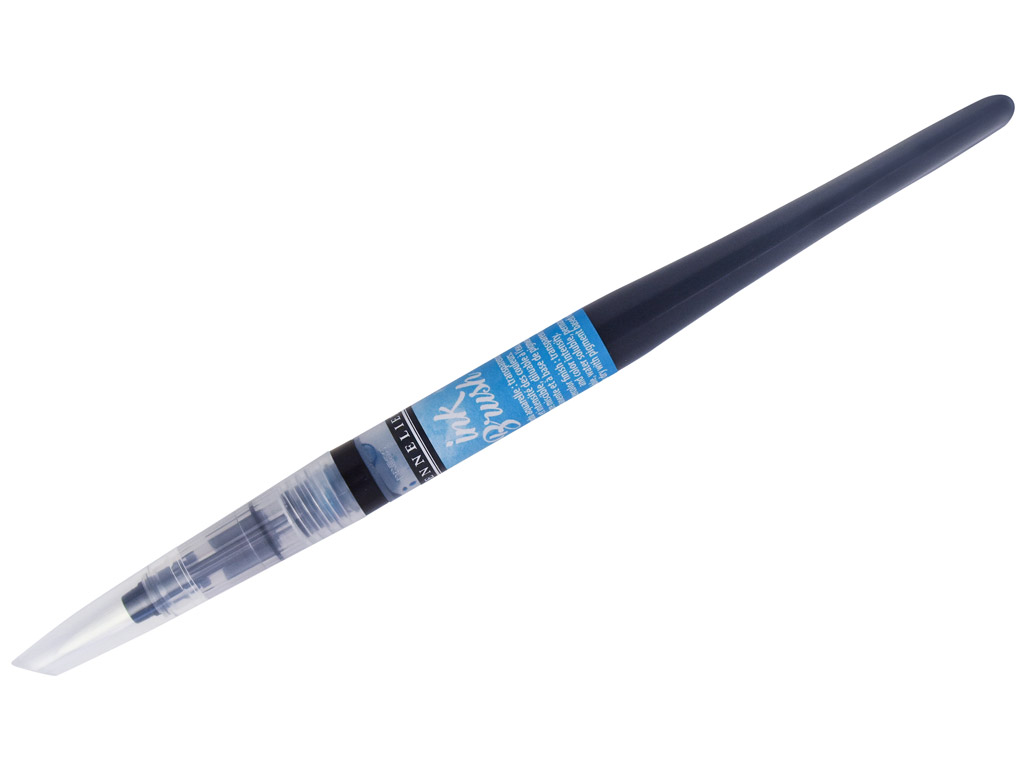 Tindipintsel Sennelier Ink Brush 6.5ml 341 phthalocyanine turquoise