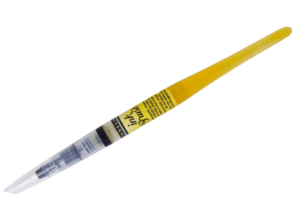 Tindipintsel Sennelier Ink Brush 6.5ml 574 primary yellow