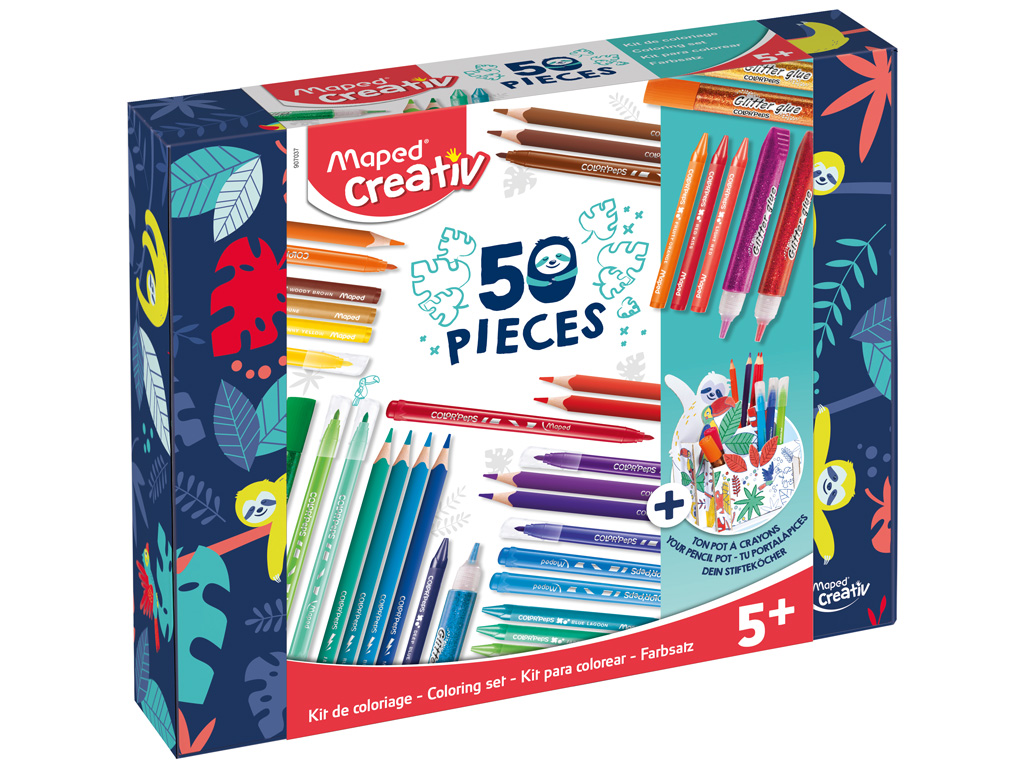 Colouring kit Maped Creativ 50pcs
