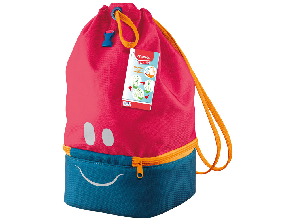 Lunch bag Maped Picnik Kids Concept Character red/blue