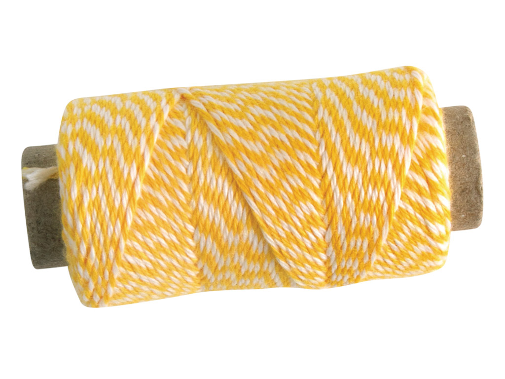 Two-tone yarn 1mm 35m sun yellow