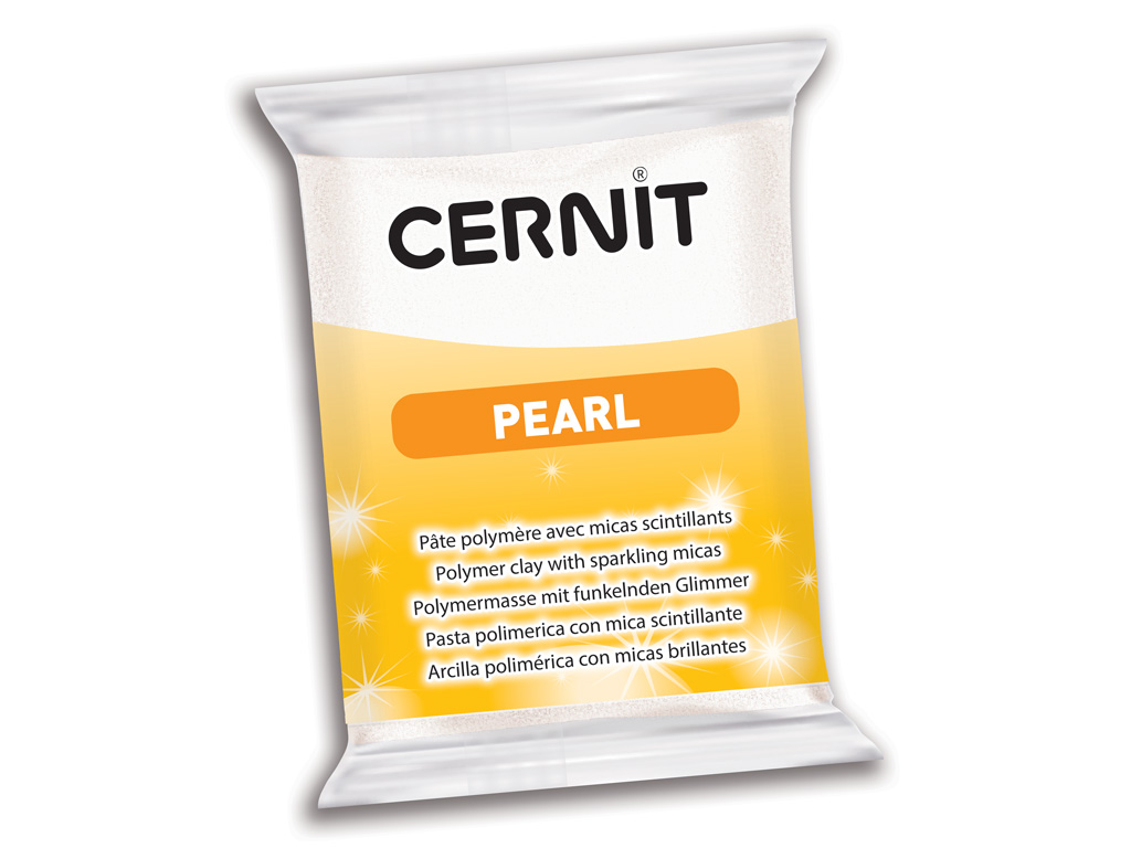 Polymer clay Cernit Pearl 56g 085 pearl-white 