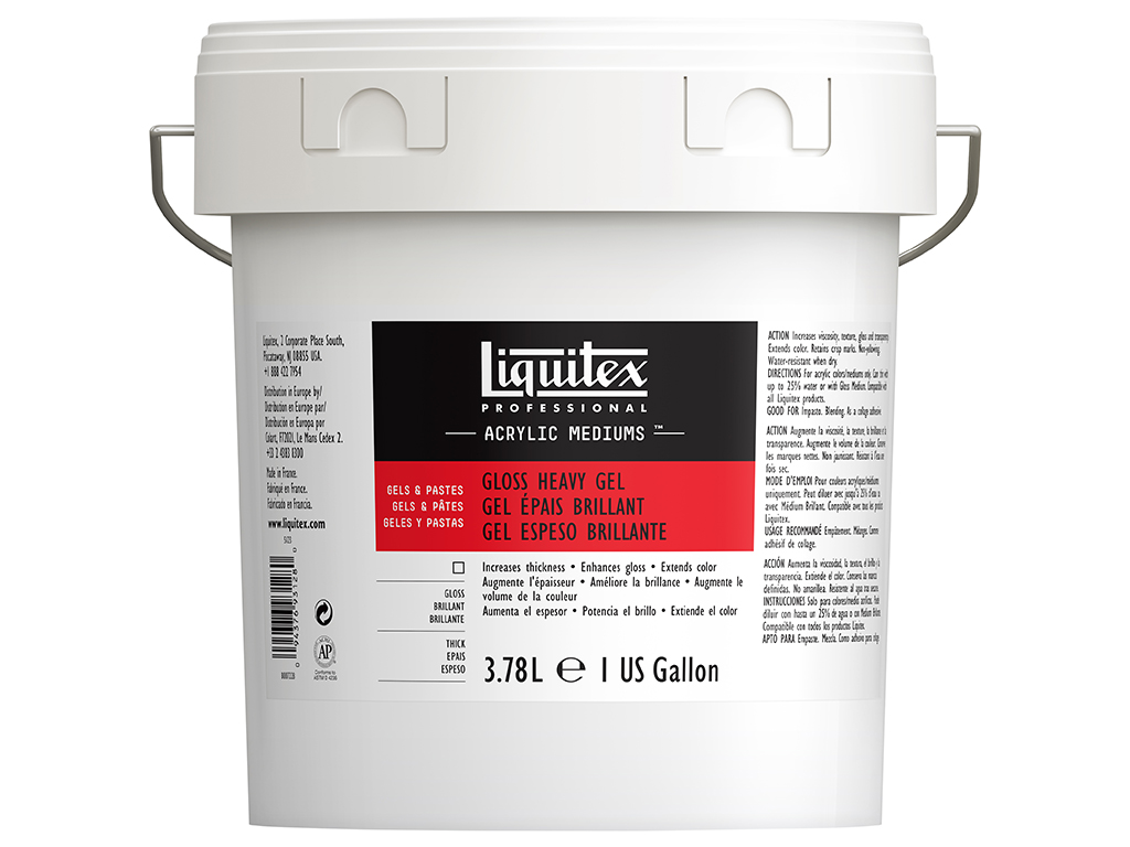Gloss heavy gel medium Liquitex 3.78l