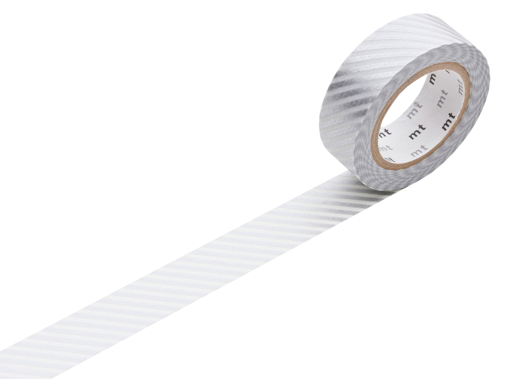 Masking tape mt 1P deco 15mmx7m stripe silver