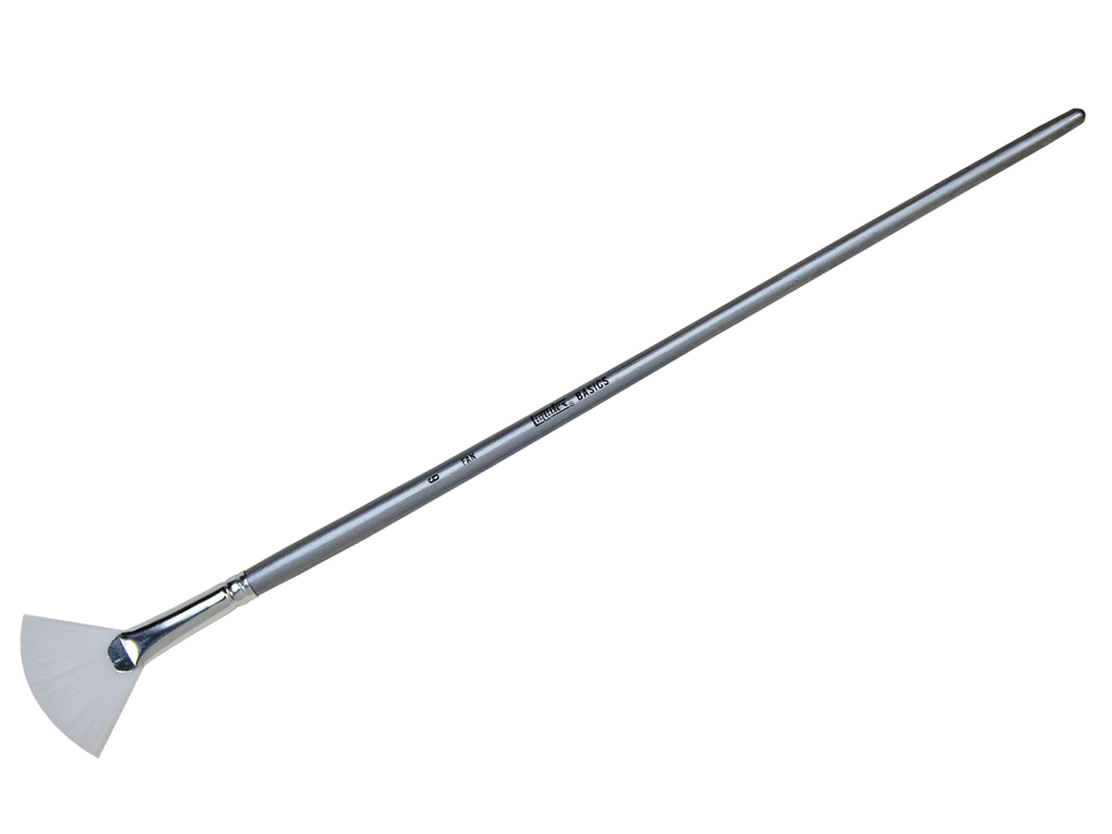 Brush Liquitex Basics synthetic fan 06 long handle
