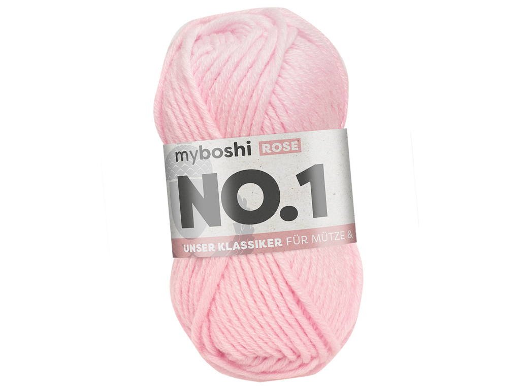 Dzija Myboshi No.1 70% poliakrila/30% merino 50g/55m light pink