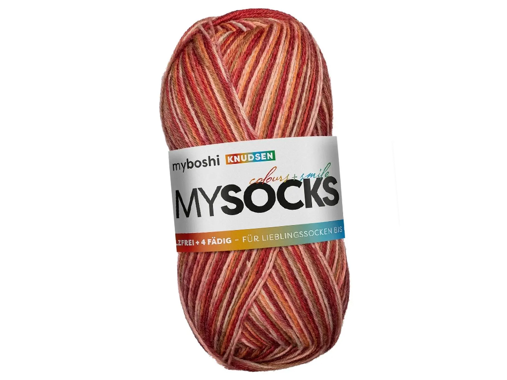 Yarn Myboshi Mysocks 75% wool/25% polyamide 100g/420m Knudsen
