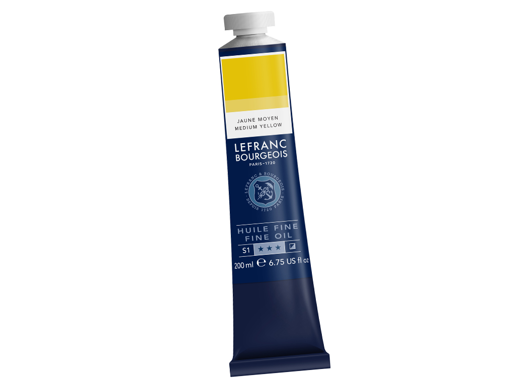 Oil colour LB Fine 200ml 198 medium yellow