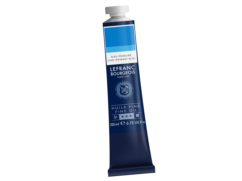 Oil colour LB Fine 200ml 063 cyan primary blue (P)