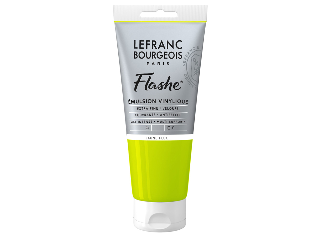 Akrüül-vinüülvärv LB Flashe 80ml 163 fluorescent yellow