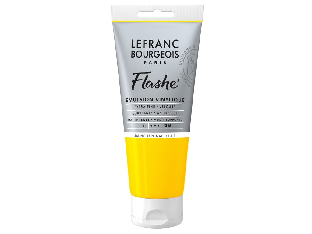 Akrüül-vinüülvärv LB Flashe 80ml 183 japanese yellow light