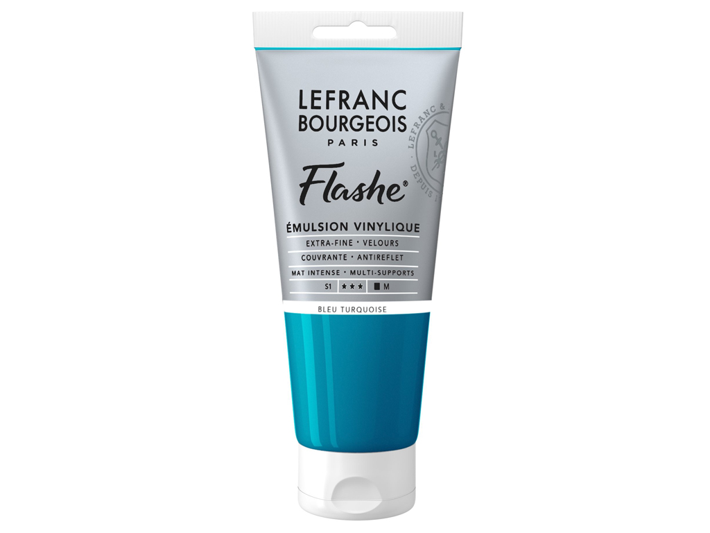 Akrüül-vinüülvärv LB Flashe 80ml 050 turquoise blue