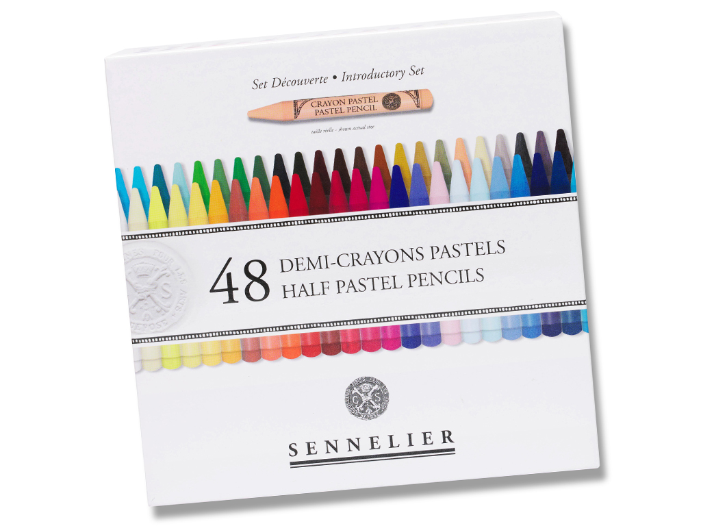 Pastellpliiats 1/2 Sennelier 48tk kinkekarbis