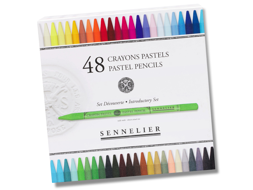 Pastellpliiats Sennelier 48tk kinkekarbis