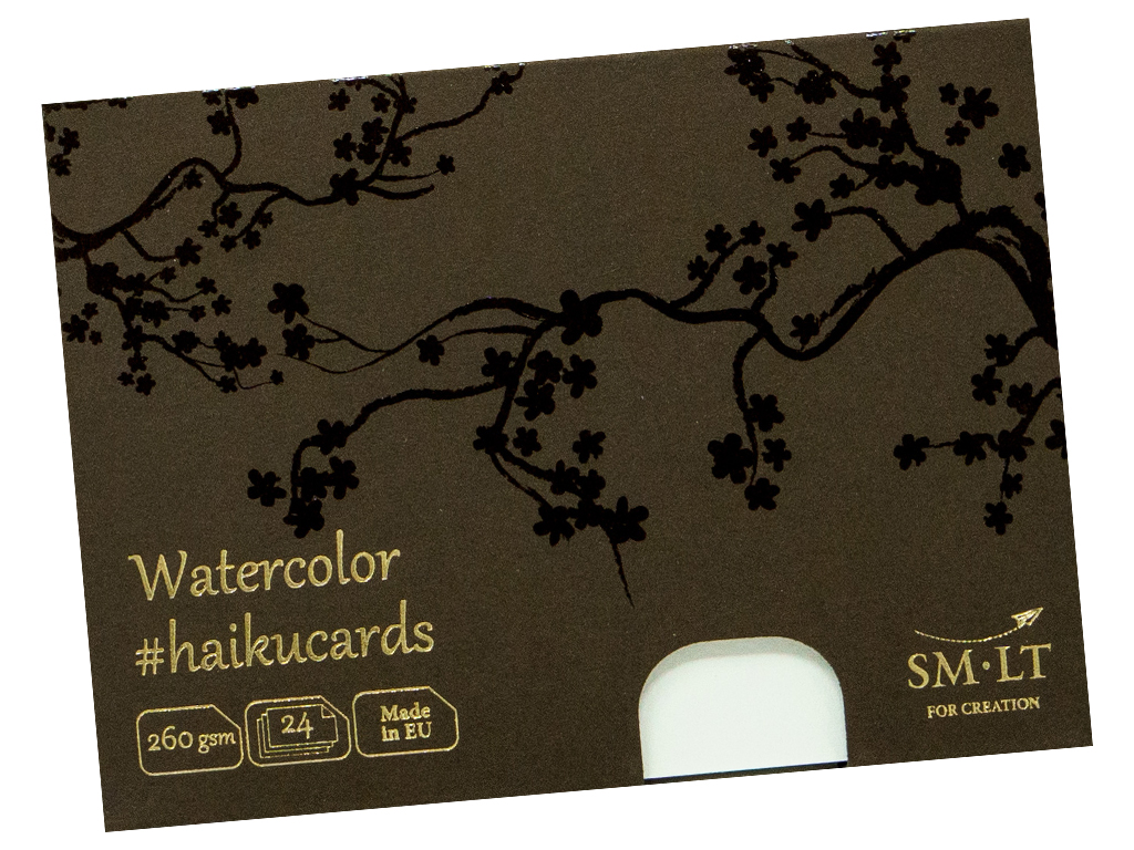 Postkaardi toorik akvarellile Smlt Art 10x15cm/260g 24tk valge