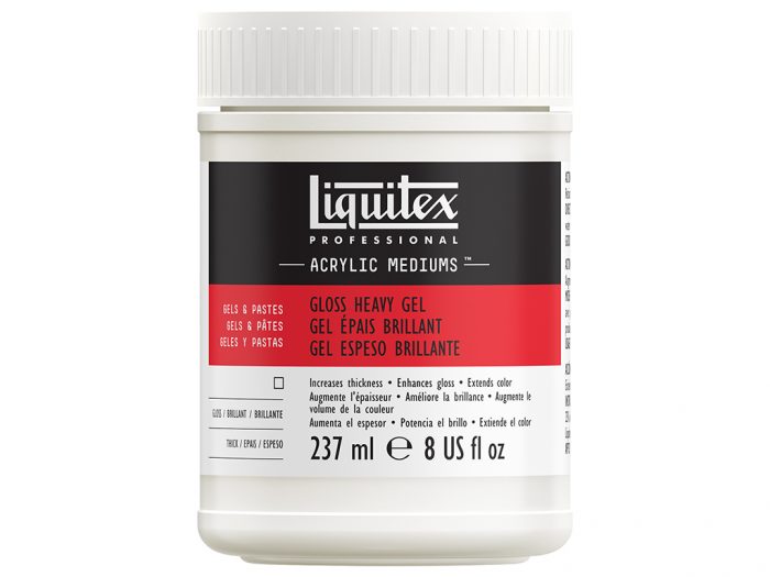Gloss heavy acrylic gel medium Liquitex - 1/2