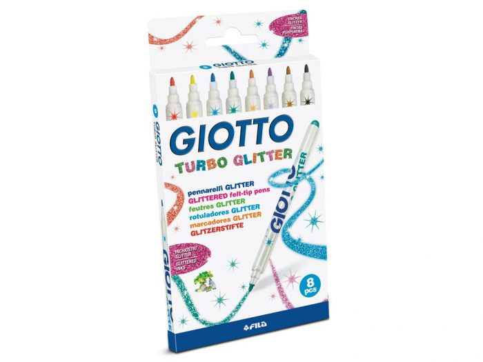 Viltpliiats Giotto Turbo Glitter - 1/2