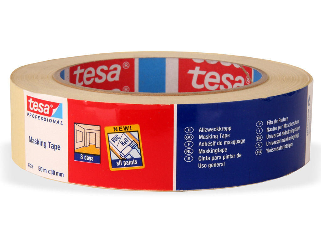 Buy tesa PRECISION SENSITIVE 04333-00021-02 Masking tape Präzisionskrepp®  Light pink (L x W) 50 m x 50 mm 1 pc(s)