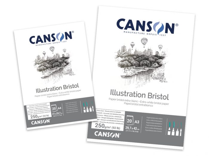 Joonestusplokk Canson Illustration Bristol