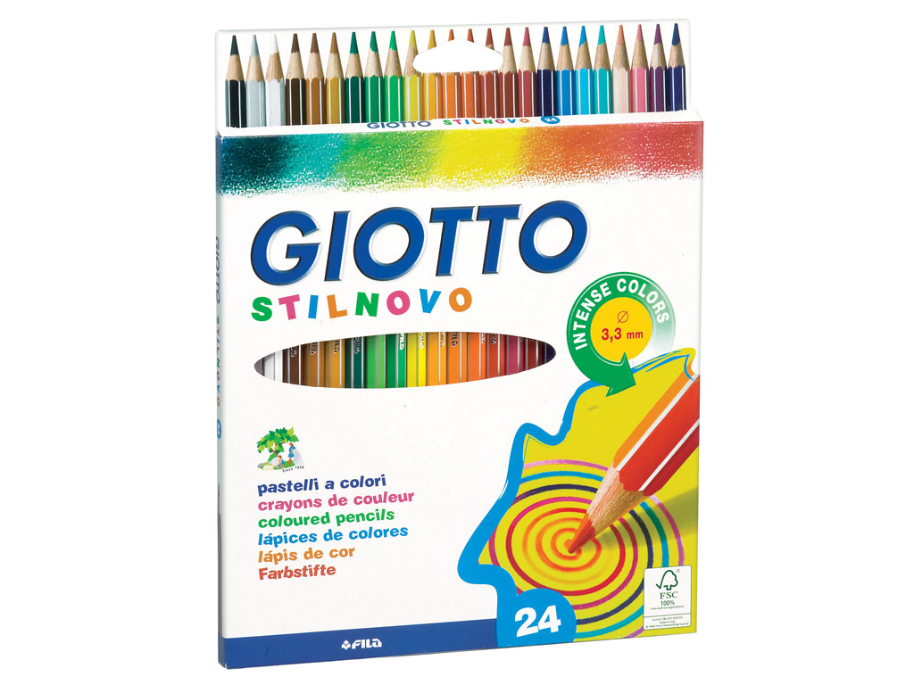 Coloured Pencils Giotto Stilnovo 50 pcs - Best European Art Materials