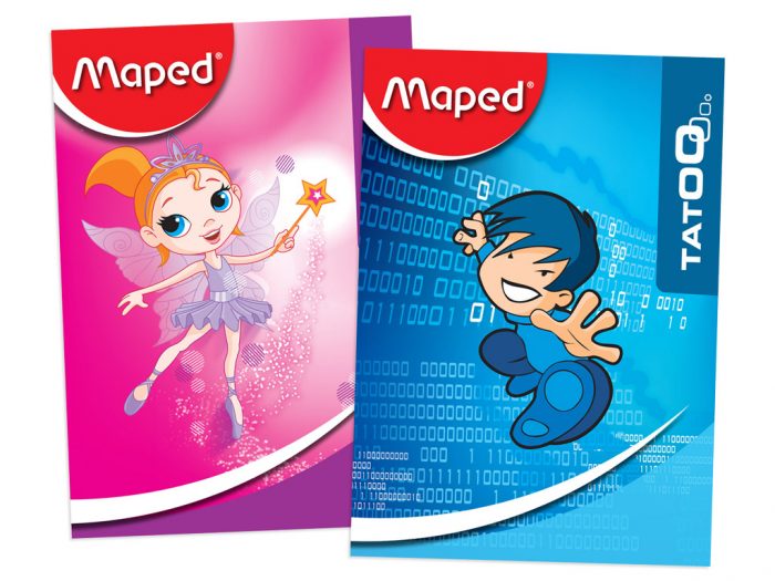 Exercise book Maped 12 sheets assortment II