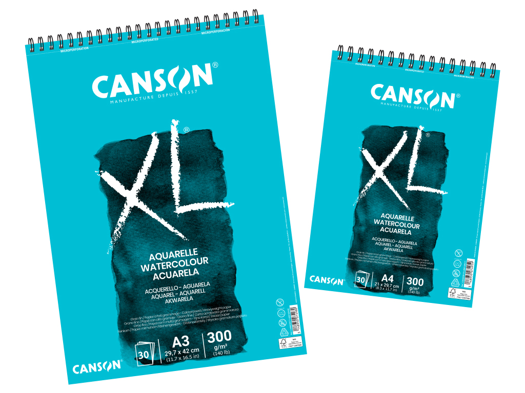 Watercolour book Canson XL Aquarelle hard cover - Vunder