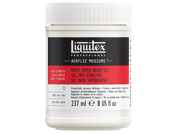 Matte super heavy acrylic gel medium Liquitex - 1/2