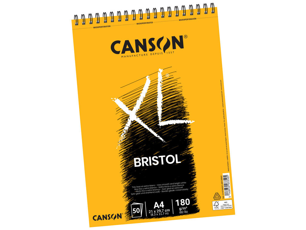 Drawing pad Canson XL Bristol - Vunder