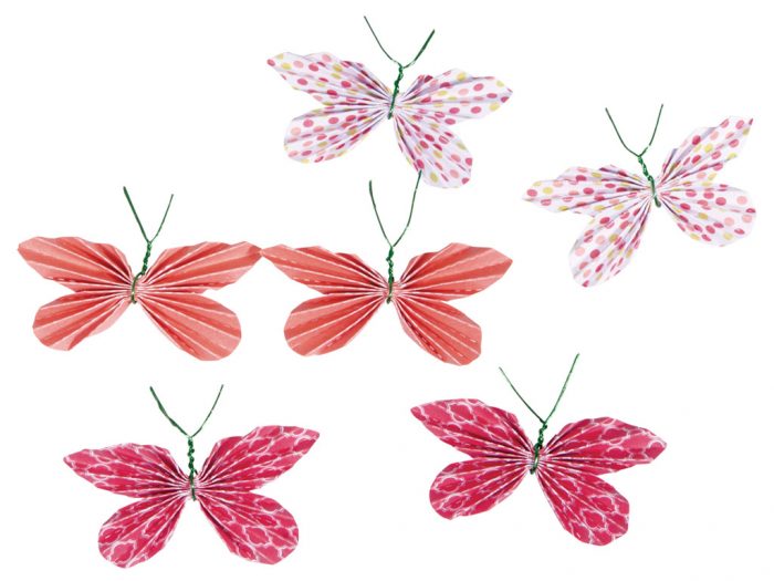 Deco sticker Rayher adhesive paper butterfly - 1/2