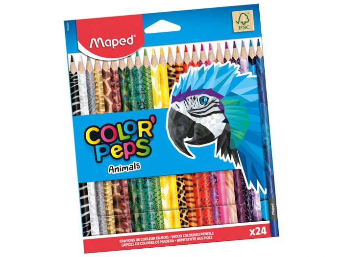 Colour pencils Maped Color’Peps Animals - 1/2