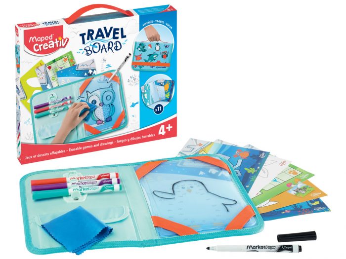 Erasable drawings kit Maped Creativ Travel Board Animals - 1/6