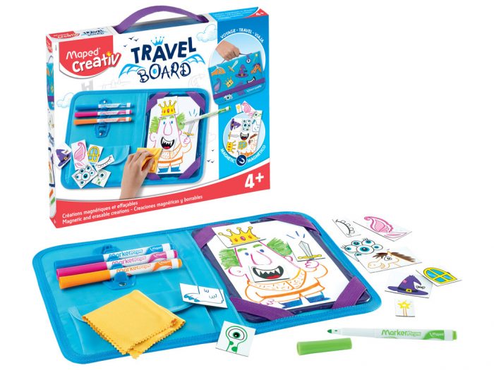 Magnetic and erasable creations kit Maped Creativ Travel Board Knights and Princesses - 1/6