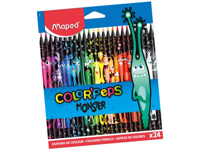 Krāsainais zīmulis Maped Color’Peps Monster - 1/2
