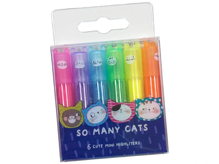Highlighter set M&G mini So Many Cats scented - 1/2