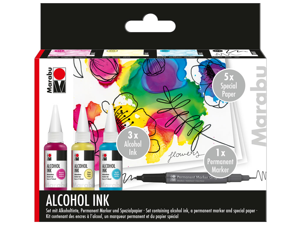 Marabu Alcohol Inks- Neon Colors