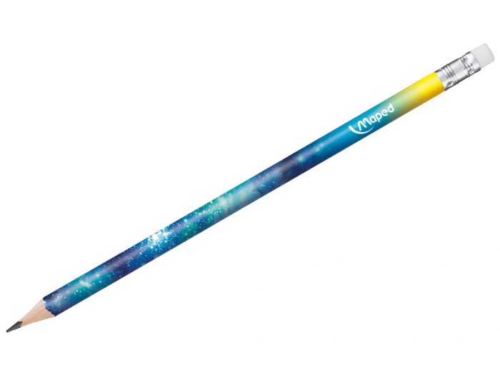 Graphite pencil Maped Cosmic Teens with eraser