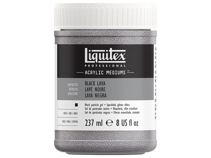 Effect medium Liquitex Black Lava - 1/2