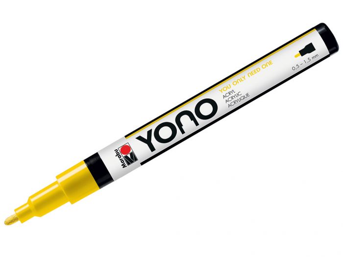 Acrylic marker Marabu Yono 0.5-1.5mm bullet nib - 1/6