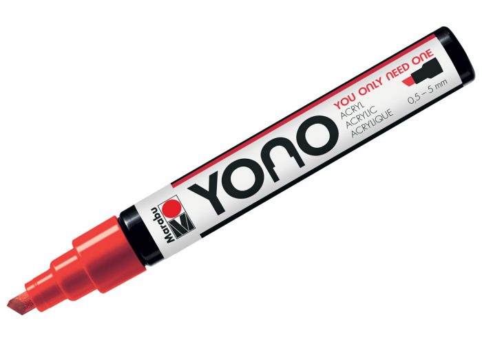 Acrylic marker Marabu Yono 0.5-5mm chisel nib - 1/6