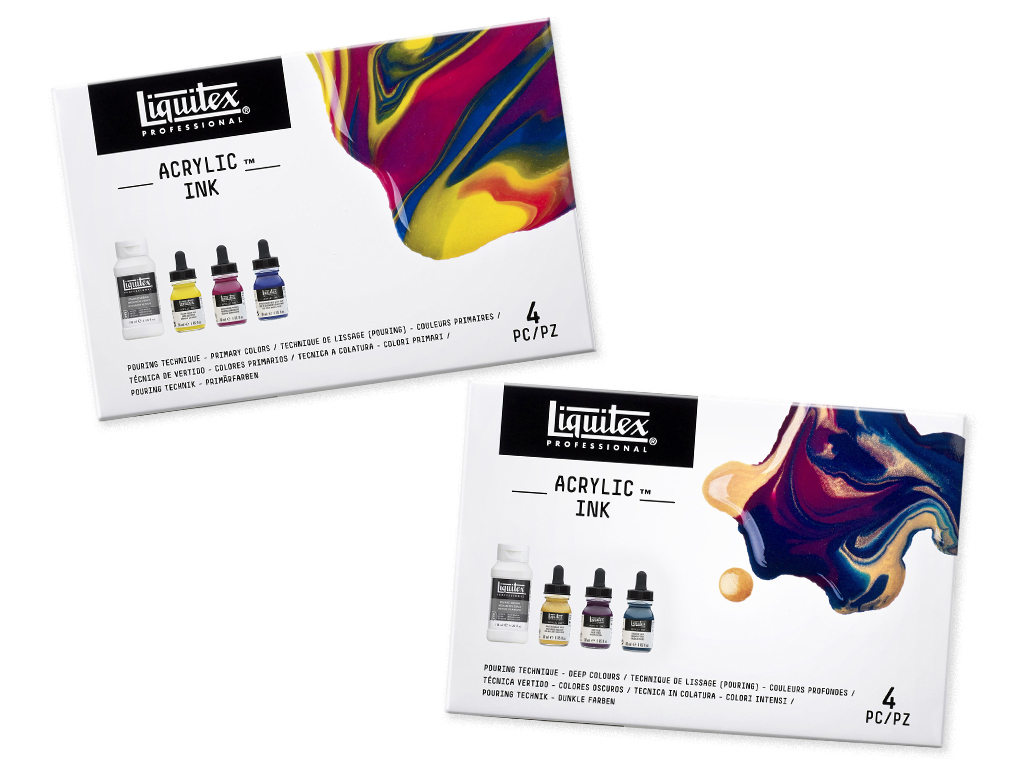 Liquitex Heavy Body Artist Acrylics - Primary Set, Set of 4 colors