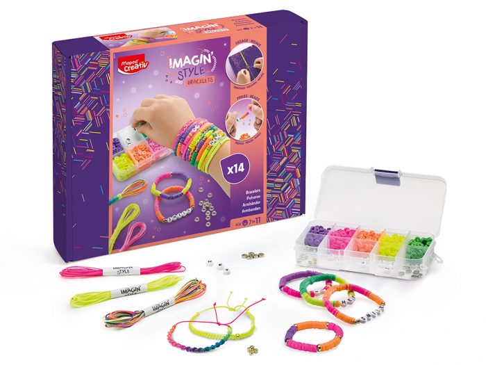 Crafting kit Maped Creativ ImaginStyle bracelets neon - 1/4