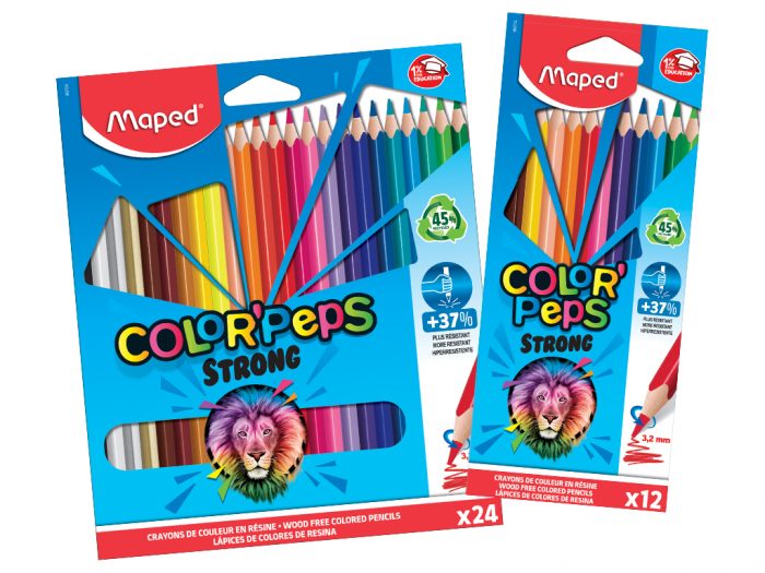 Colour pencils wood-free Maped Color’Peps Strong - 1/2