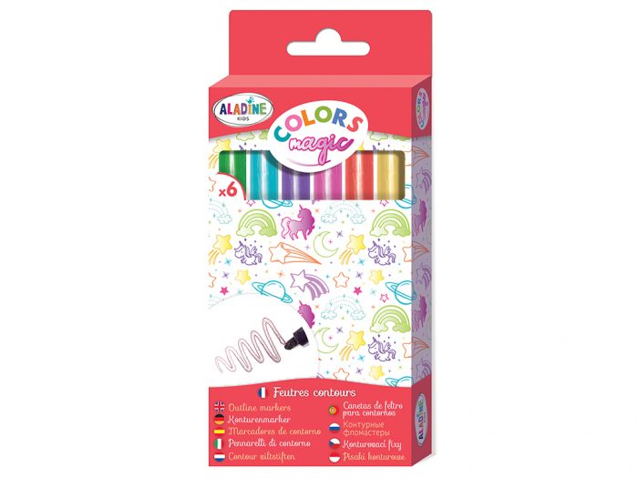 Flomasteri Aladine Kids Colors Magic - 1/3