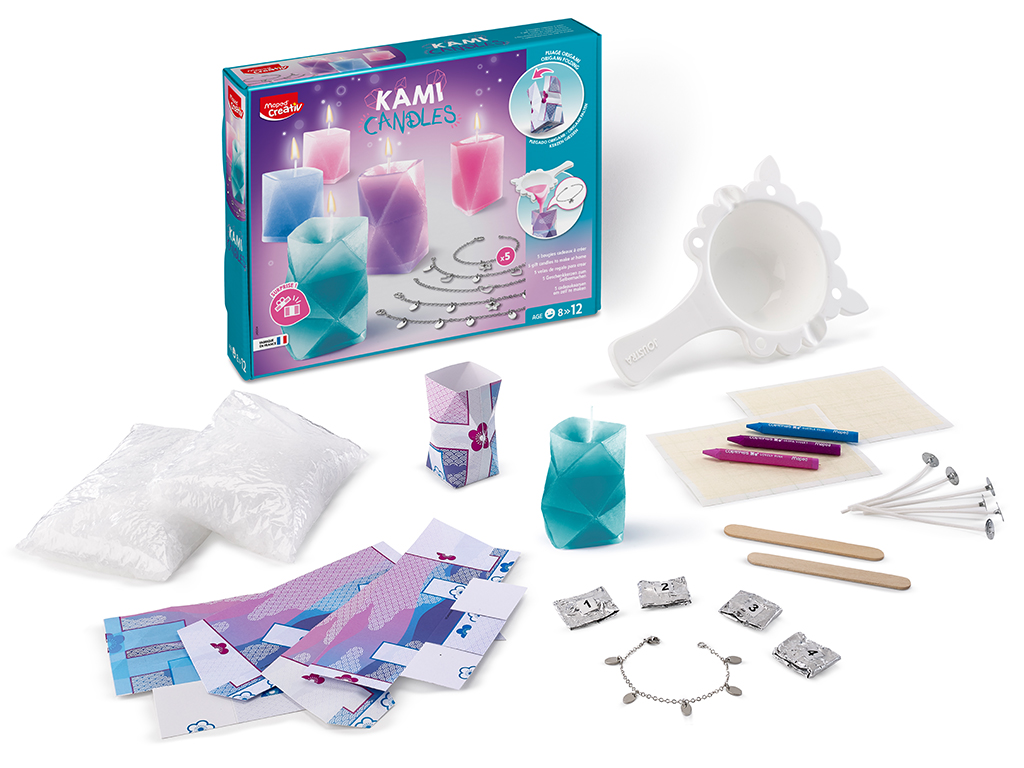 Kit création de bougies origami Maped Creativ - Kami Candles - Pâte à  Modeler