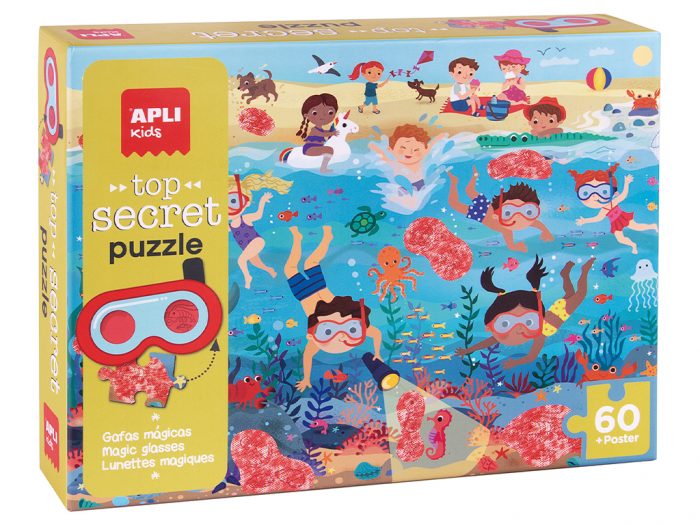 Puzzle Apli Kids Top Secret Beach - 1/3